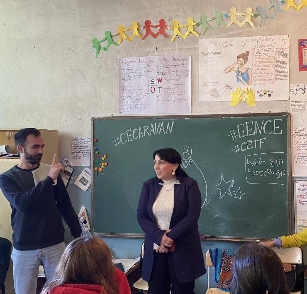 The EENCE Caravan of Citizenship Education in Georgia is over! See you at the Caravan Sarai!